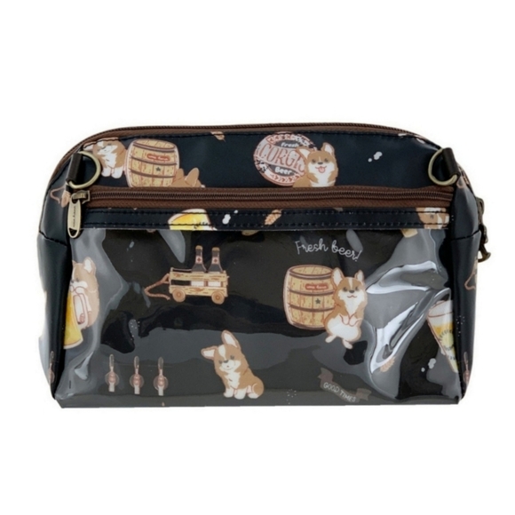 Waterproof Beer Corgi Crossbody Shoulder Phone Purse - Picture 3 of 9